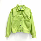 Damen Jeansjacke mit Seitentaschen-Bombardina.de