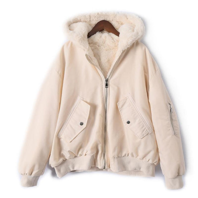 Übergangsjacke aus Fleece für Damen-Bombardina.de