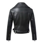 Damen Lederjacke mit Gürtel-Bombardina.de