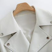 Damen Lederjacke mit Seitenverschluss-Bombardina.de