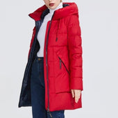 Damen Winterjacke mit Stehkragen-Bombardina.de