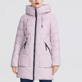 Damen Winterjacke mit Stehkragen-Bombardina.de