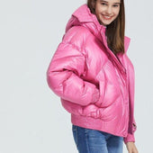 Damen Winterjacke mit Striemen-Bombardina.de