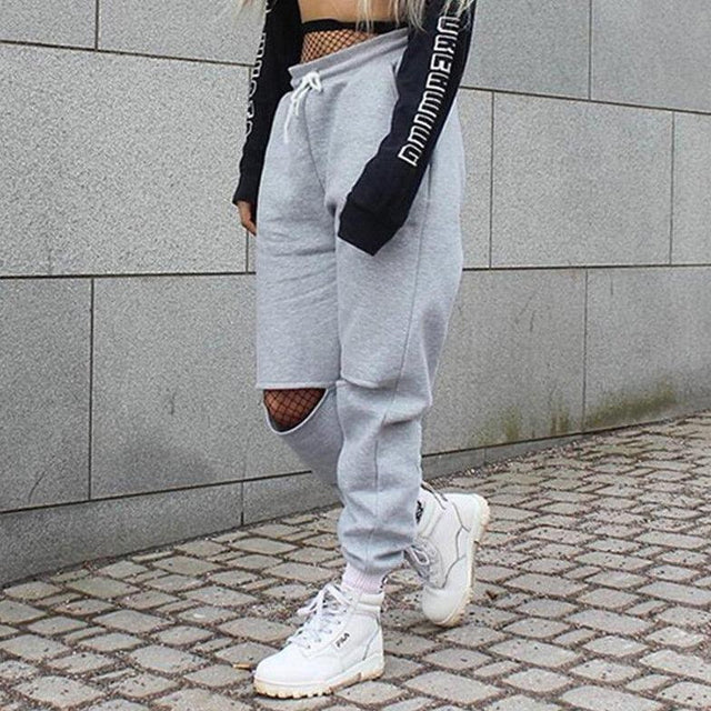 Glatte Damen-Jogginghose-Bombardina.de