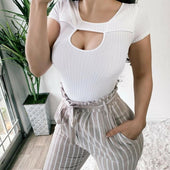 Damen Stoffhose, Paperbag-Bombardina.de