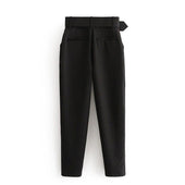Damen Stoffhose mit Gürtel-Bombardina.de