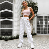 Damenstoffhose mit lockerem Schnitt-Bombardina.de