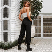 Damenstoffhose mit lockerem Schnitt-Bombardina.de