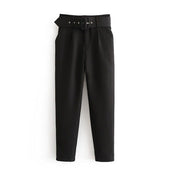 Damen Stoffhose mit Gürtel-Bombardina.de