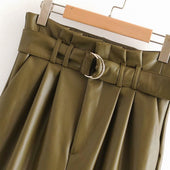 Damen Stoffhose mit Gürtel-Bombardina.de