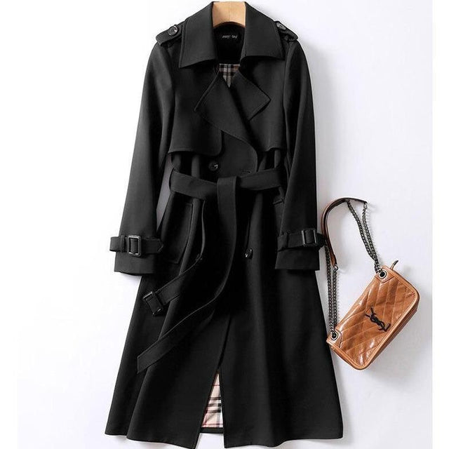 Langer Trenchcoat für Damen-Bombardina.de