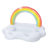 Eine aufblasbare Wolke mit einem Regenbogen-Bombardina.de