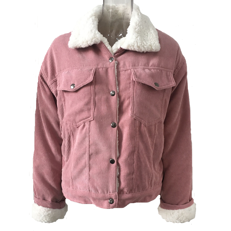 Damen Winterjacke mit Schaffell-Bombardina.de