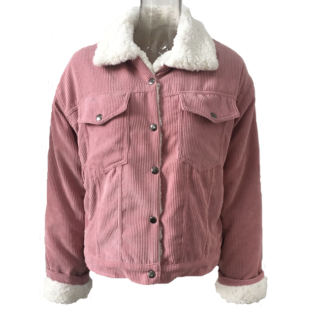 Damen Winterjacke mit Schaffell-Bombardina.de