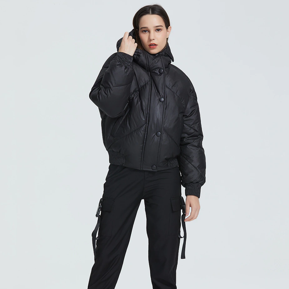 Damen Winterjacke mit Striemen-Bombardina.de