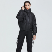 Damen Winterjacke mit Striemen-Bombardina.de