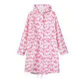 Damen-Regenjacke mit geometrischen Mustern-Bombardina.de