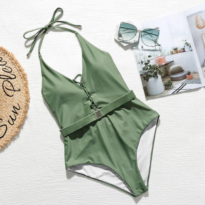 Produktbild von Generisch 10681-Hals Badeanzug Strand Anzüge Baden