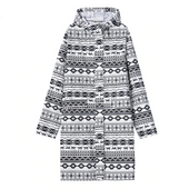 Damen-Regenjacke mit geometrischen Mustern-Bombardina.de