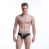Herren-Badehose, Slip mit weißem String-Bombardina.de