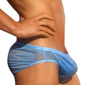 Herren-Badehose, schwarzer Slip-Bombardina.de