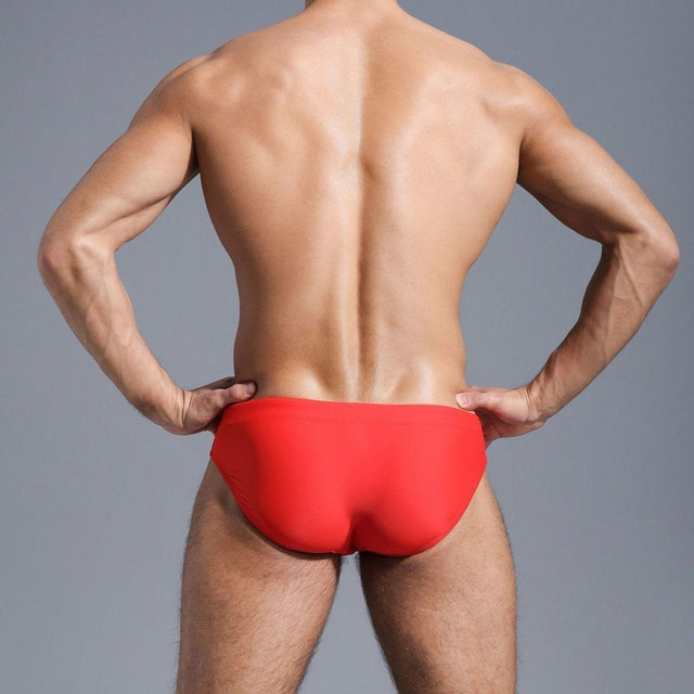 Herren-Badehose, Slips mit der Aufschrift-Bombardina.de