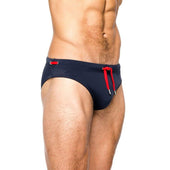 Herren-Badehose, marineblau-Bombardina.de