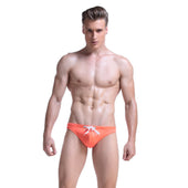Herren-Badehose, Slip mit weißem String-Bombardina.de