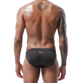 Herren-Badehose, Slip mit weißem String-Bombardina.de