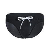 Herren-Badehose, Slip mit weißem String-Bombardina.de