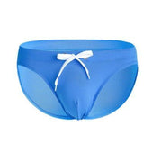 Herren-Badehose, Slip mit weißem String-Bombardina.de