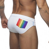 Herren-Badehose, Slips mit Tasche-Bombardina.de