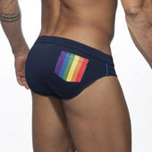 Herren-Badehose, Slips mit Tasche-Bombardina.de