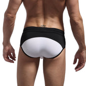 Herren-Badehose, zweifarbiger Slip-Bombardina.de