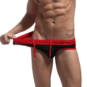 Herren-Badehose, zweifarbiger Slip-Bombardina.de