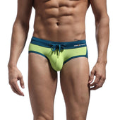 Herren-Badehose, zweifarbiger Slip-Bombardina.de