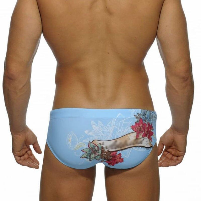 Herren-Badehose mit Totenköpfen-Bombardina.de