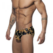 Herren-Badehose mit Golddruck-Bombardina.de