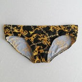Herren-Badehose mit Golddruck-Bombardina.de