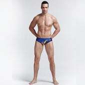 Herren-Badehose, Slips mit Aufdruck-Bombardina.de