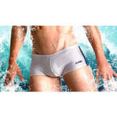 Herren-Badehose, Slips mit Streifen an den Seiten-Bombardina.de