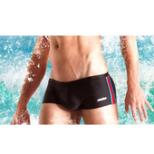 Herren-Badehose, Slips mit Streifen an den Seiten-Bombardina.de