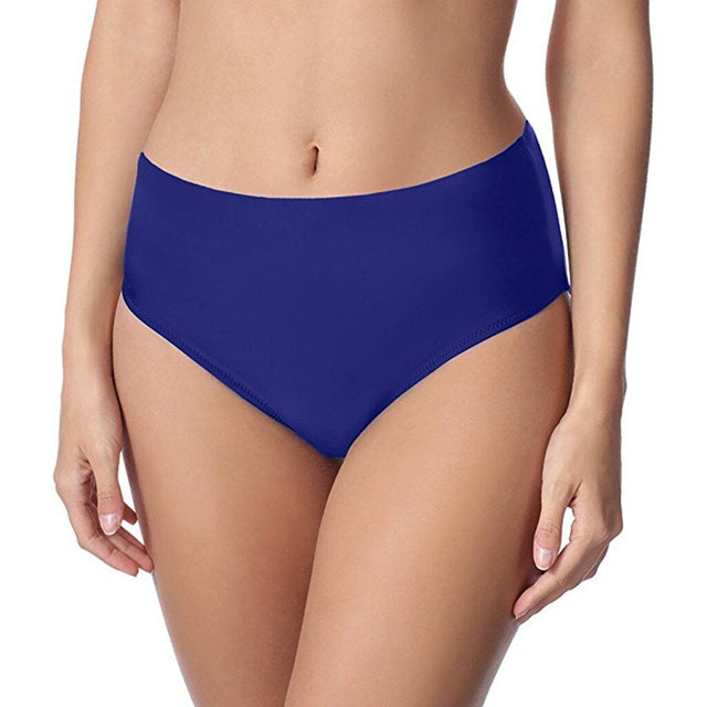 Bikinihose mit hoher Taille marineblau-Bombardina.de