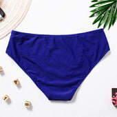 Bikinihose mit hoher Taille marineblau-Bombardina.de