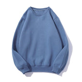 Einfarbiges Damen-Sweatshirt ohne Reißverschluss-Bombardina.de