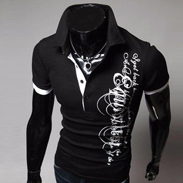 Herren-Poloshirt mit der Aufschrift-Bombardina.de