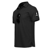 Herren-Poloshirt mit Aufnäher am Ärmel-Bombardina.de
