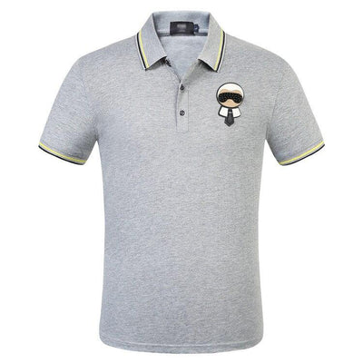 Herren-Poloshirt mit Patch-Bombardina.de