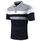 Gestreiftes Herren-Poloshirt-Bombardina.de