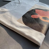 Damen-T-Shirt mit minimalistischem Aufdruck-Bombardina.de